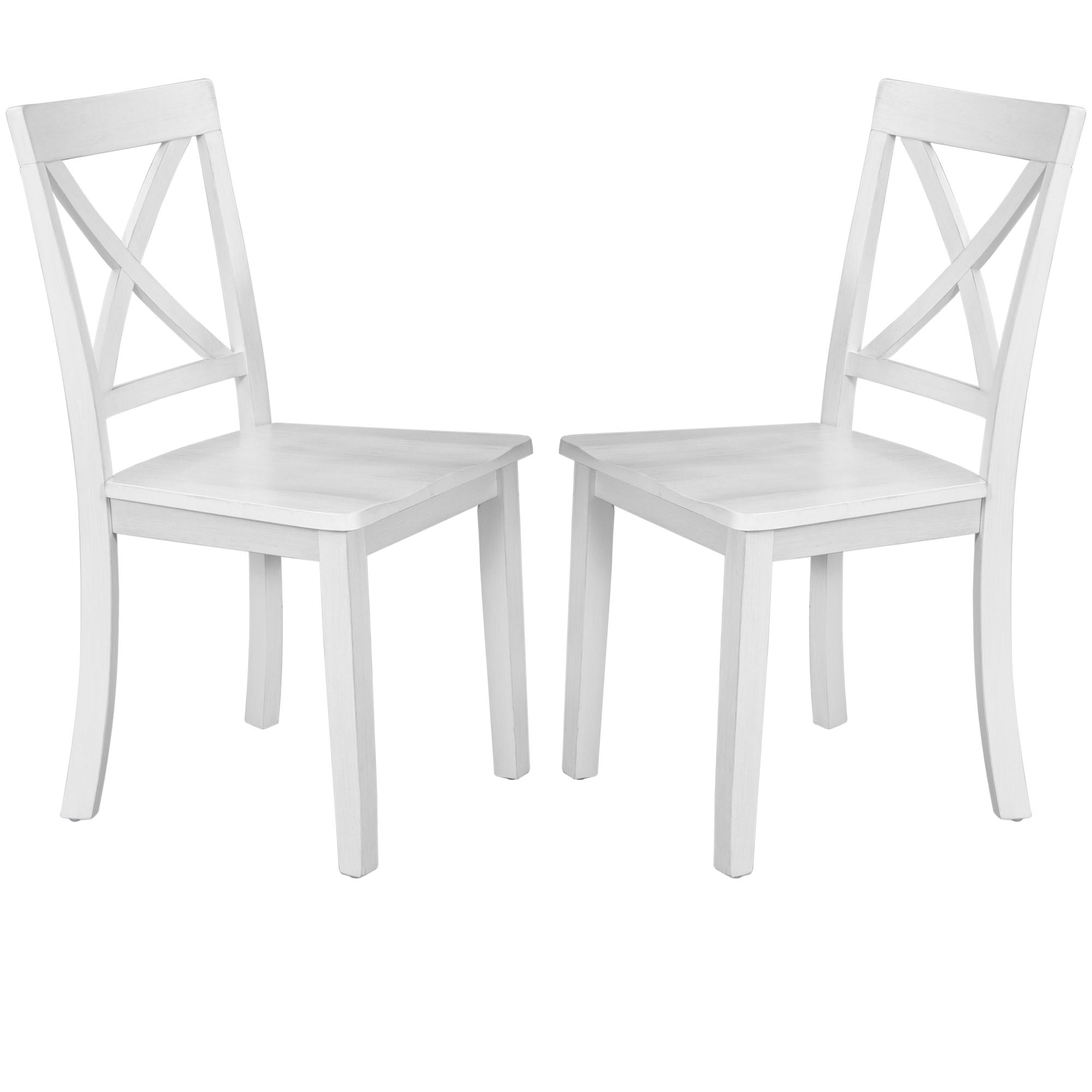 5 Pieces Dining Table And Chairs Set For 4 Persons, Kitchen Room Solid Wood Table With 4 Chairs by HouseOfZazla