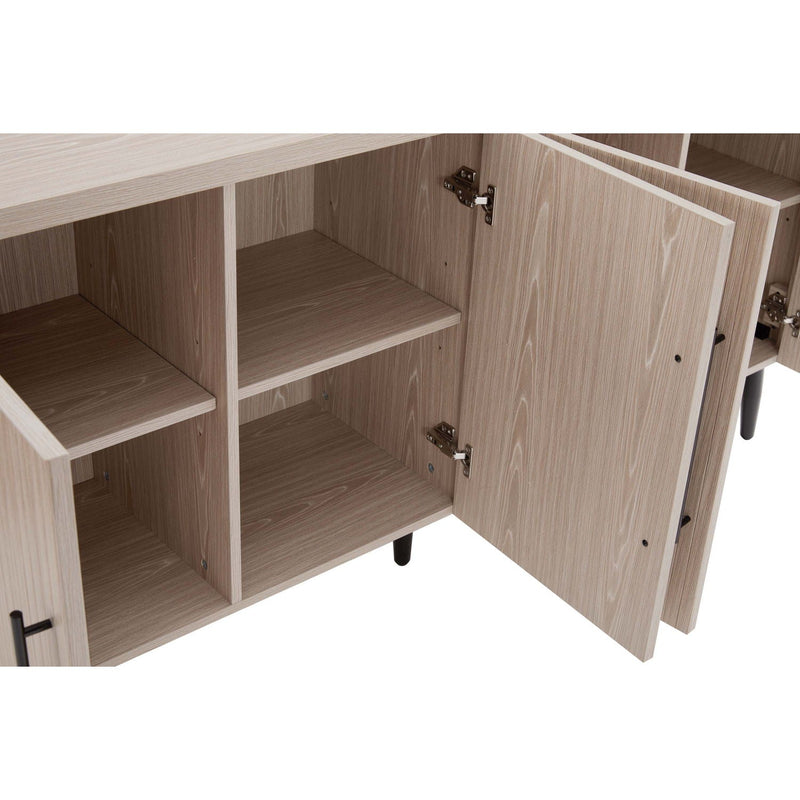 Jodie - Fluted Sideboard - Oak by HouseOfZazla