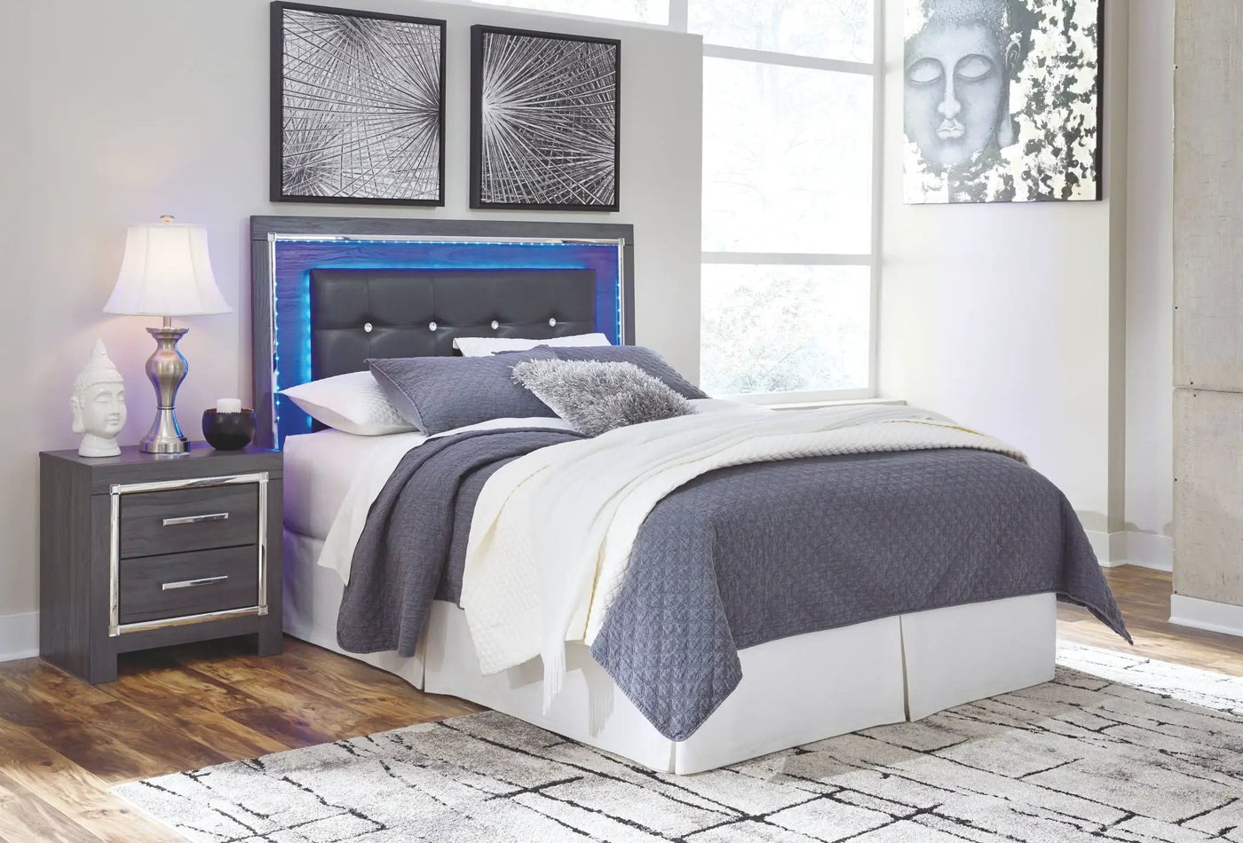 Lodanna - Upholstered Panel Bed by Unique Piece Furniture