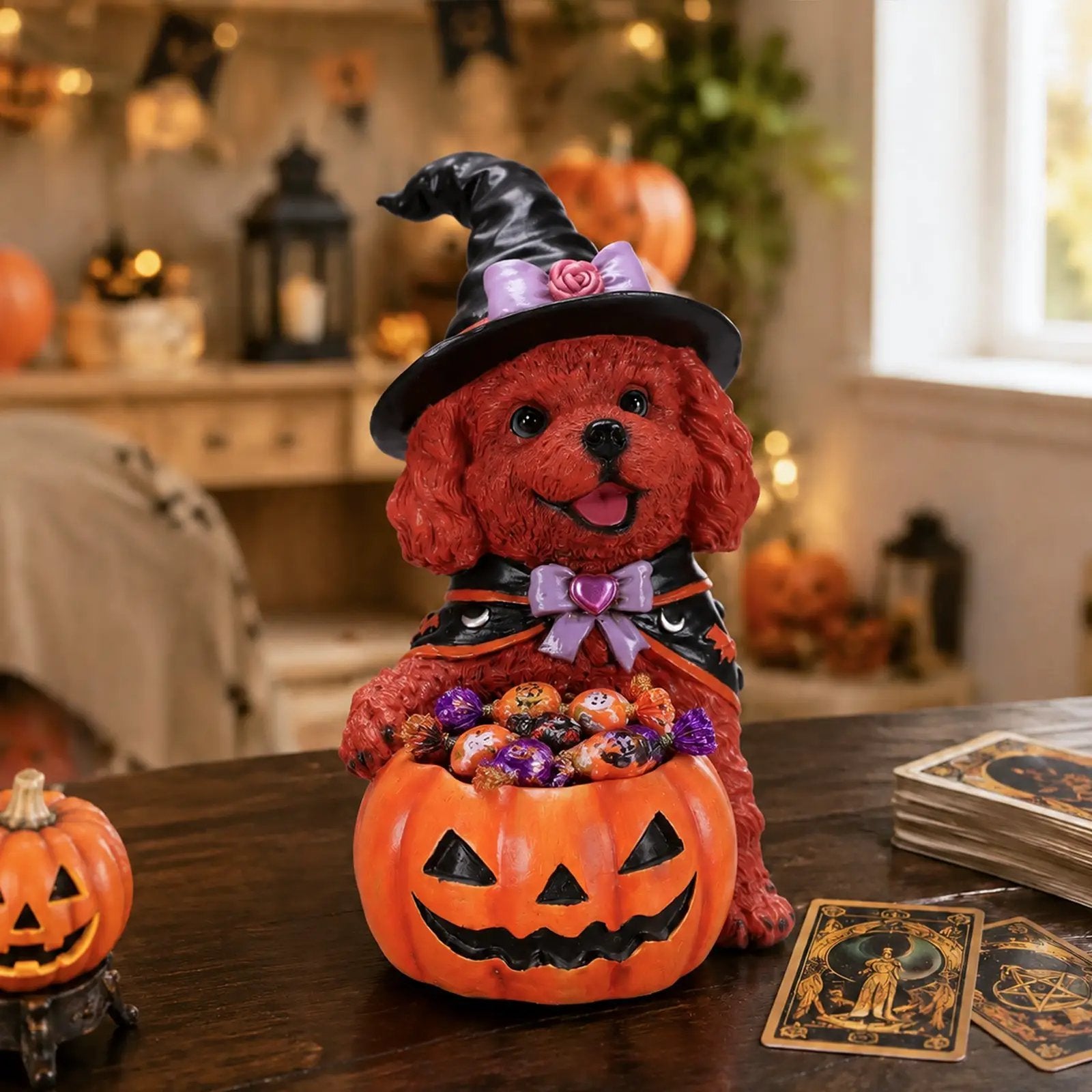 Halloween Puppy Figurine by HouseOfZazla
