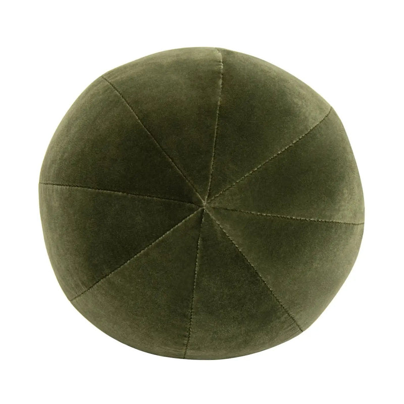 Luna - Round Sphere Accent Ball Throw Pillow by HouseOfZazla