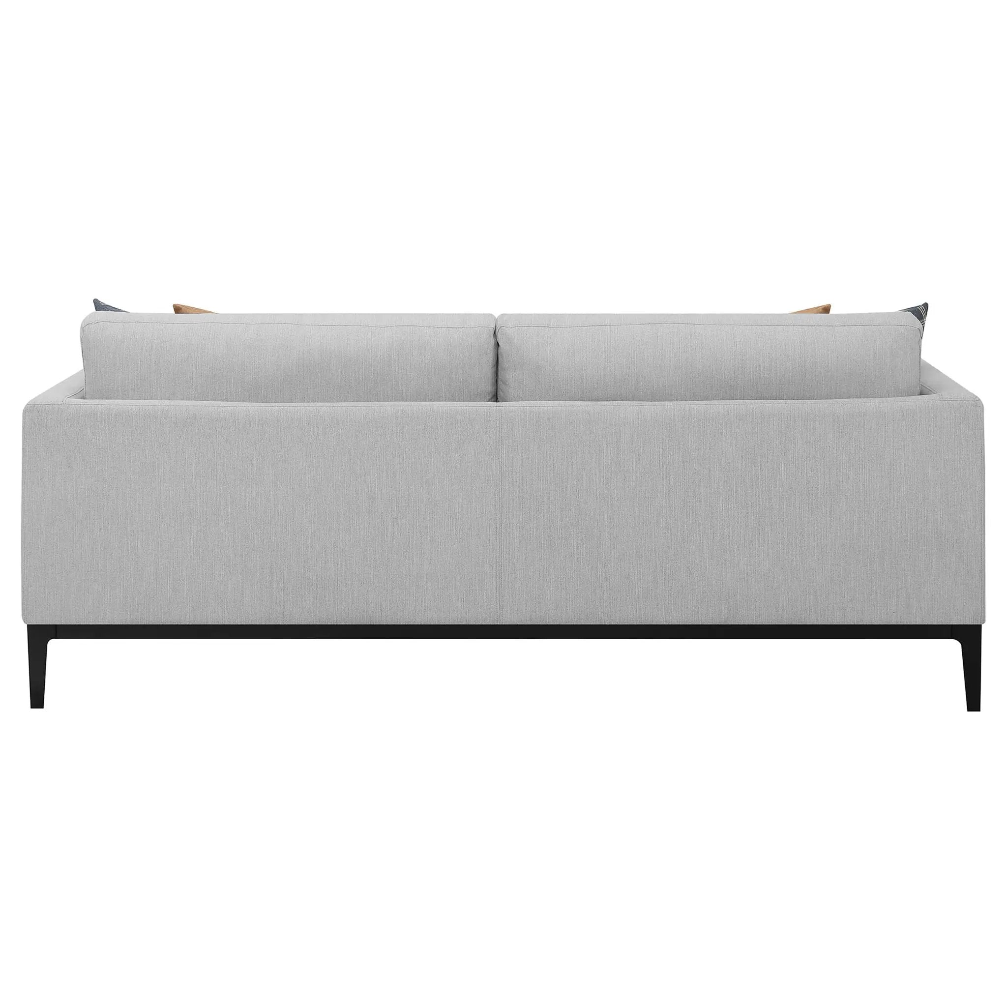 Apperson Upholstered Track Arm Sofa Light Grey by Unique Piece Furniture