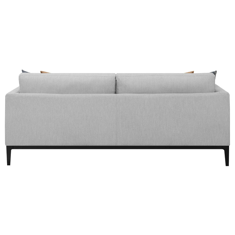 Apperson Upholstered Track Arm Sofa Light Grey by Unique Piece Furniture