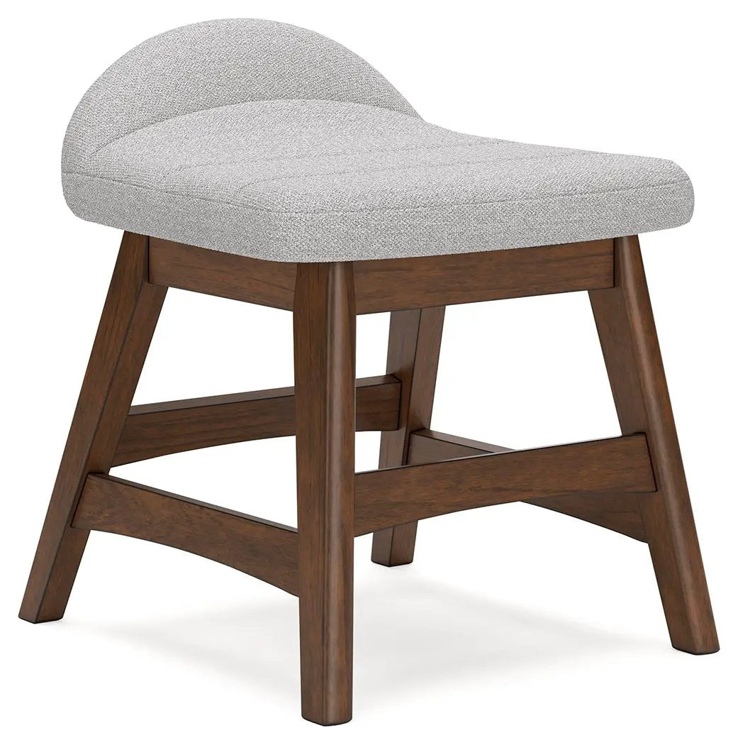Lyncott - Home Office Desk Chair - Light Gray / Brown by Unique Piece Furniture