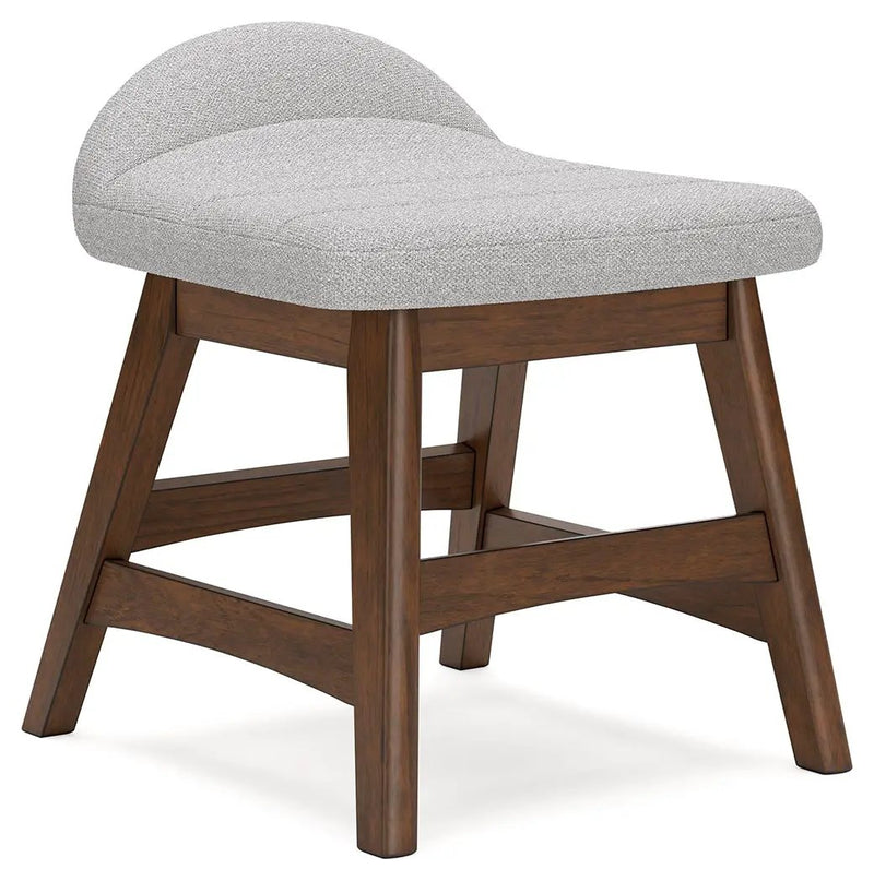 Lyncott - Home Office Desk Chair - Light Gray / Brown by Unique Piece Furniture