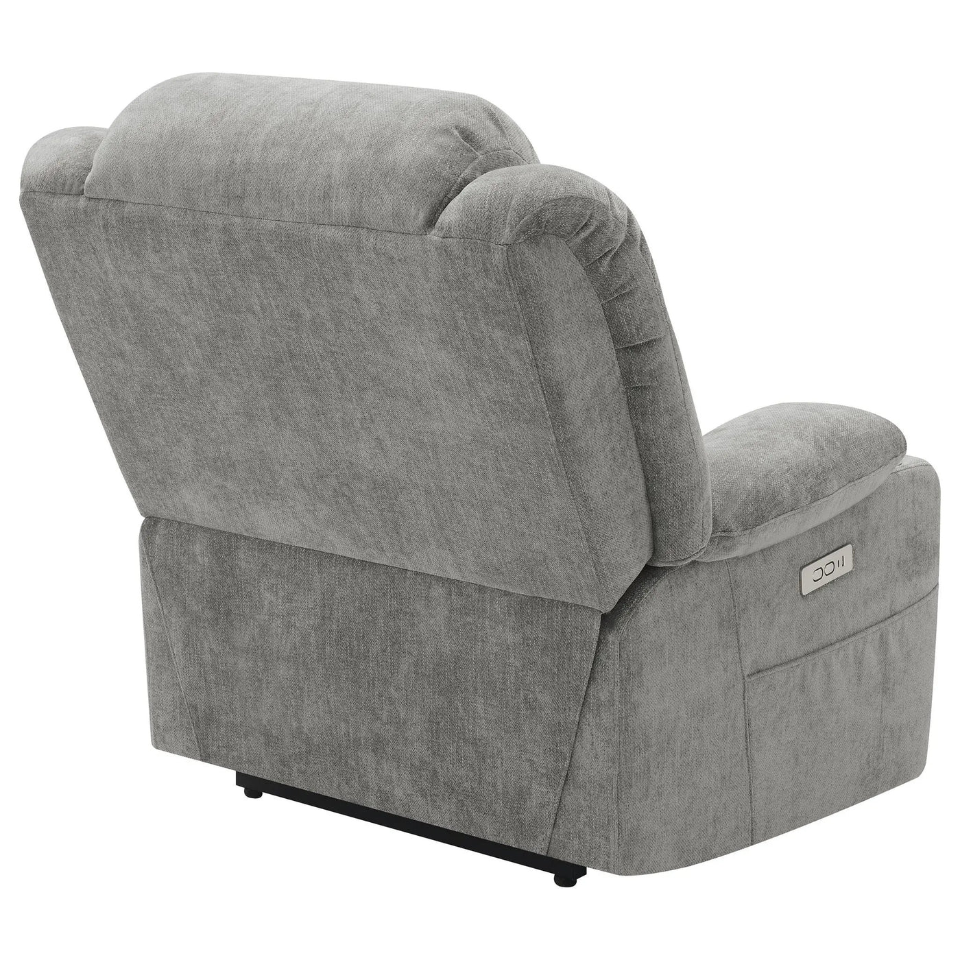Beca - Upholstered Power Lift Recliner With Cupholders And USB Charging by HouseOfZazla