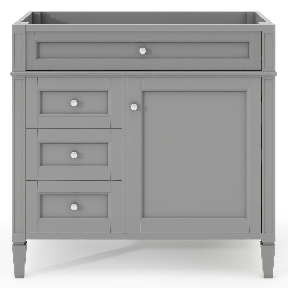 Bathroom Vanity with 2 Drawers and Tip-Out Storage - Multiple Colors, photo 12 of 40