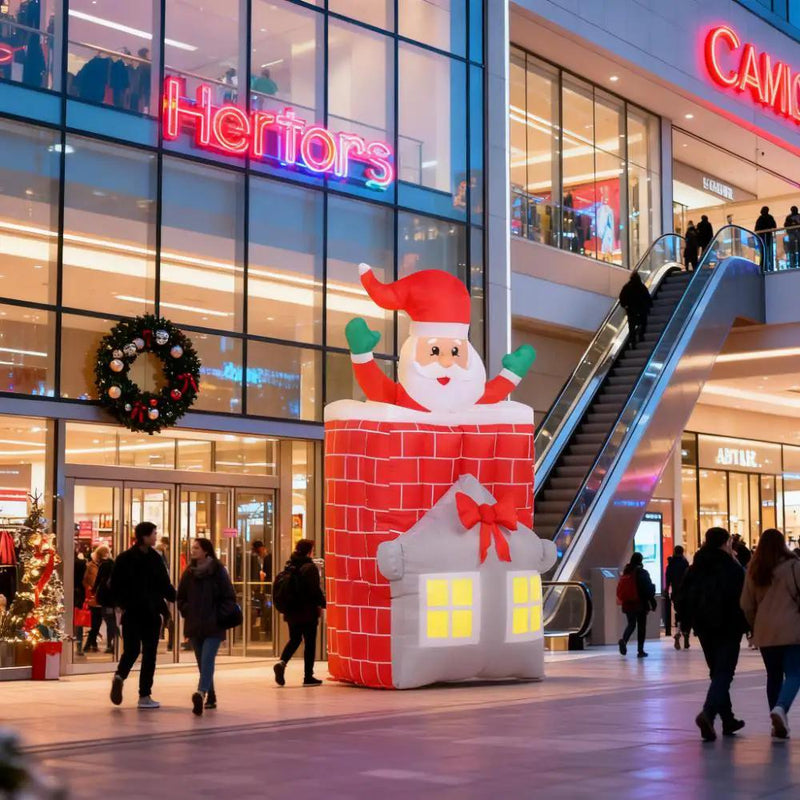 7FT Christmas Inflatable Santa Claus Figure by HouseOfZazla