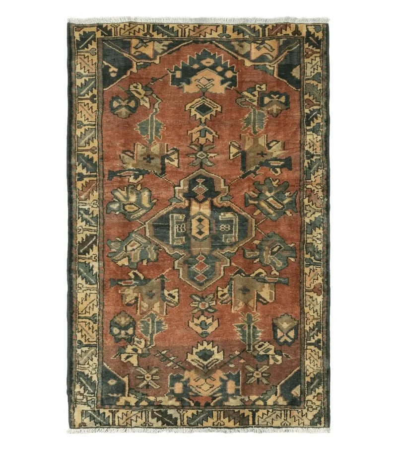 4' X 6' Antique 1920 Handmade Turkish Wool Rug Veg Dye Nice by Jewel Rugs