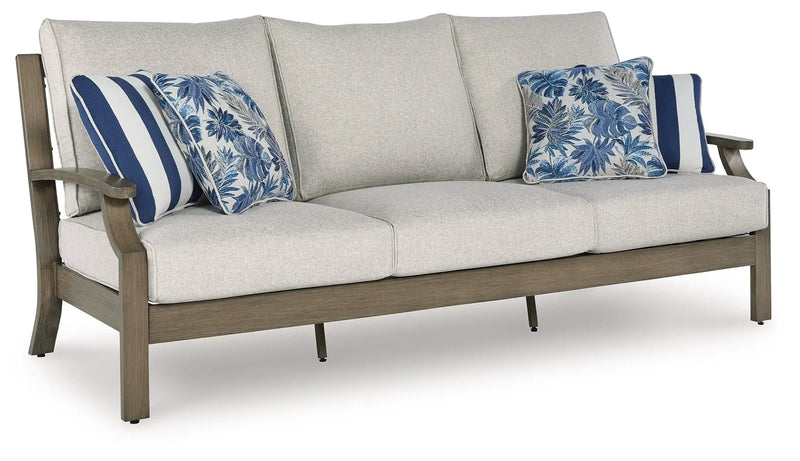Rainier Ranch - Sofa With Cushion - Brown / Beige by Unique Piece Furniture