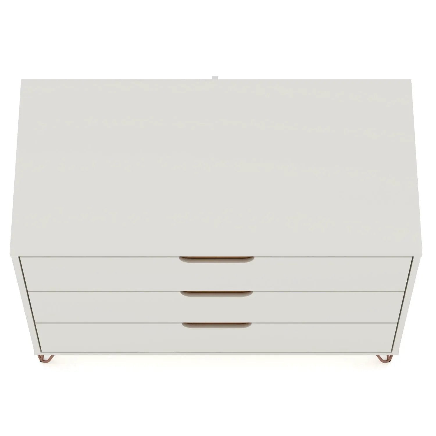 Rockefeller - Dresser & 3 Drawer - Off White by HouseOfZazla