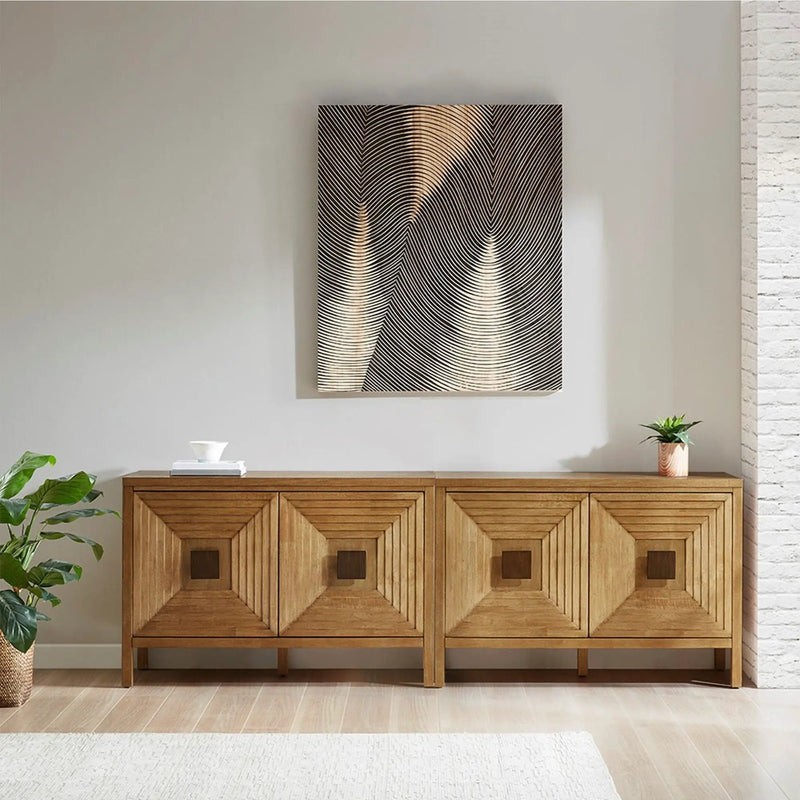 Accent Cabinet With Adjustable Shelves - Natural by Unique Piece Furniture