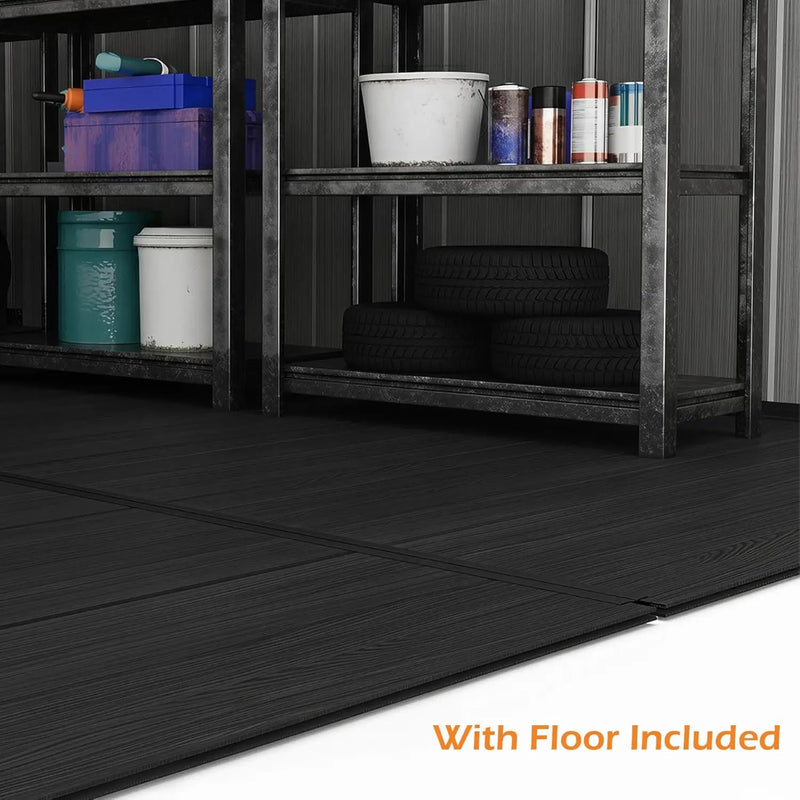 8x16ft Resin Outdoor Storage Shed by HouseOfZazla