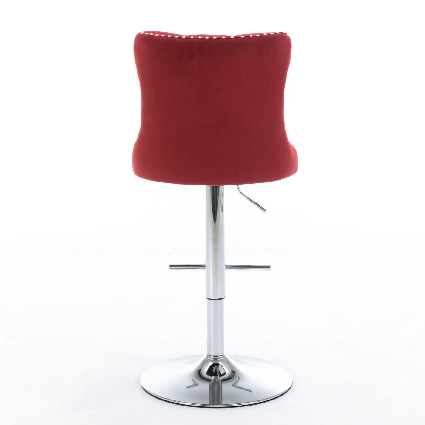 Swivel Barstools Adjusatble Seat Height From 25-33", Modern Upholstered Base Bar Stools With Backs Comfortable Tufted For Home Pub And Kitchen Island (Set of 2) by Unique Piece Furniture