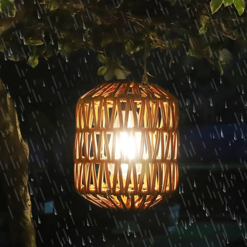 2 Pack Solar Lanterns Outdoor Waterproof by HouseOfZazla