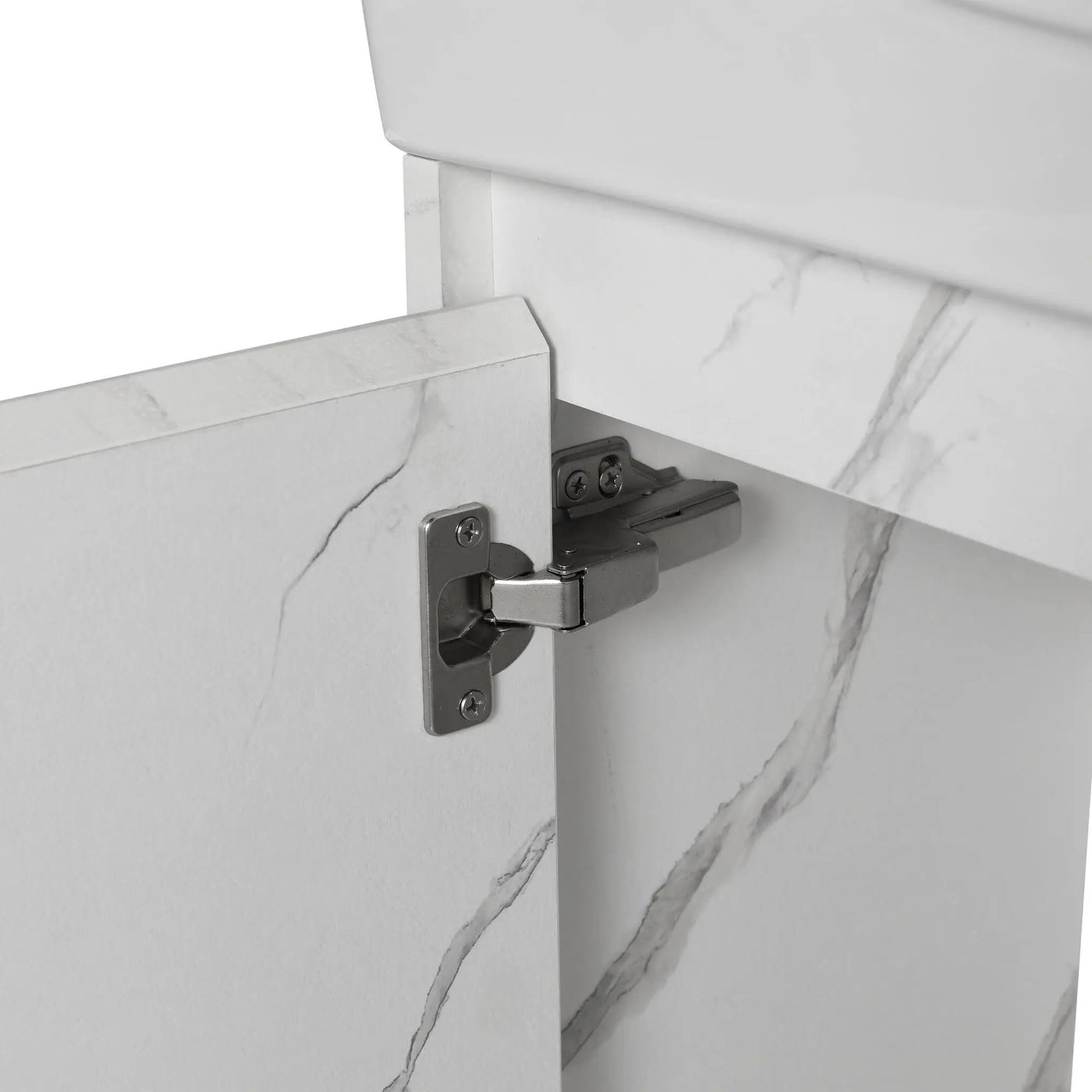 Modern Bathroom Vanity With Ceramic Basin, Wall Mounted Floating Sink Combo, Storage Cabinet by HouseOfZazla