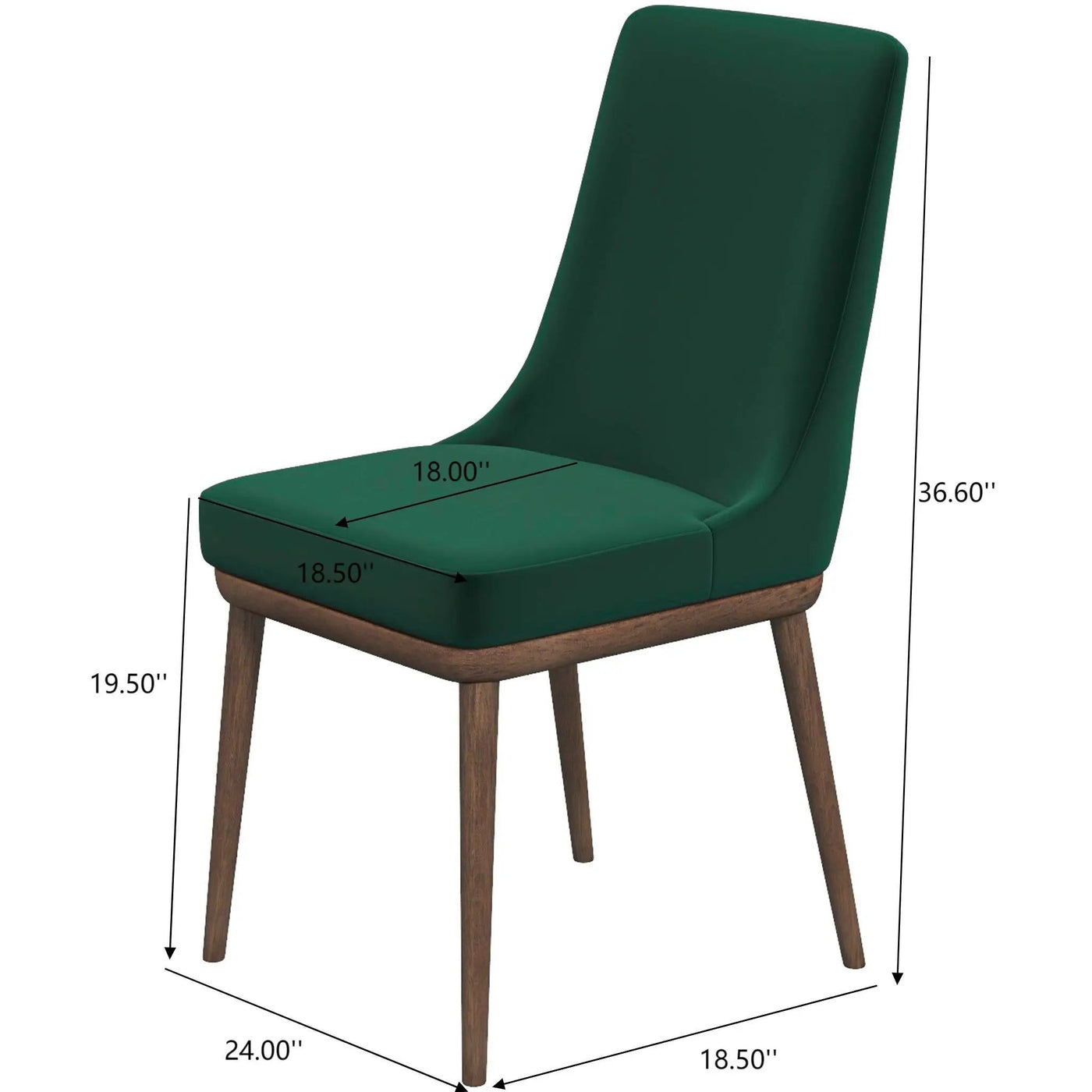 Kate - Mid-Century Modern Dining Chair (Set of 2) by Unique Piece Furniture