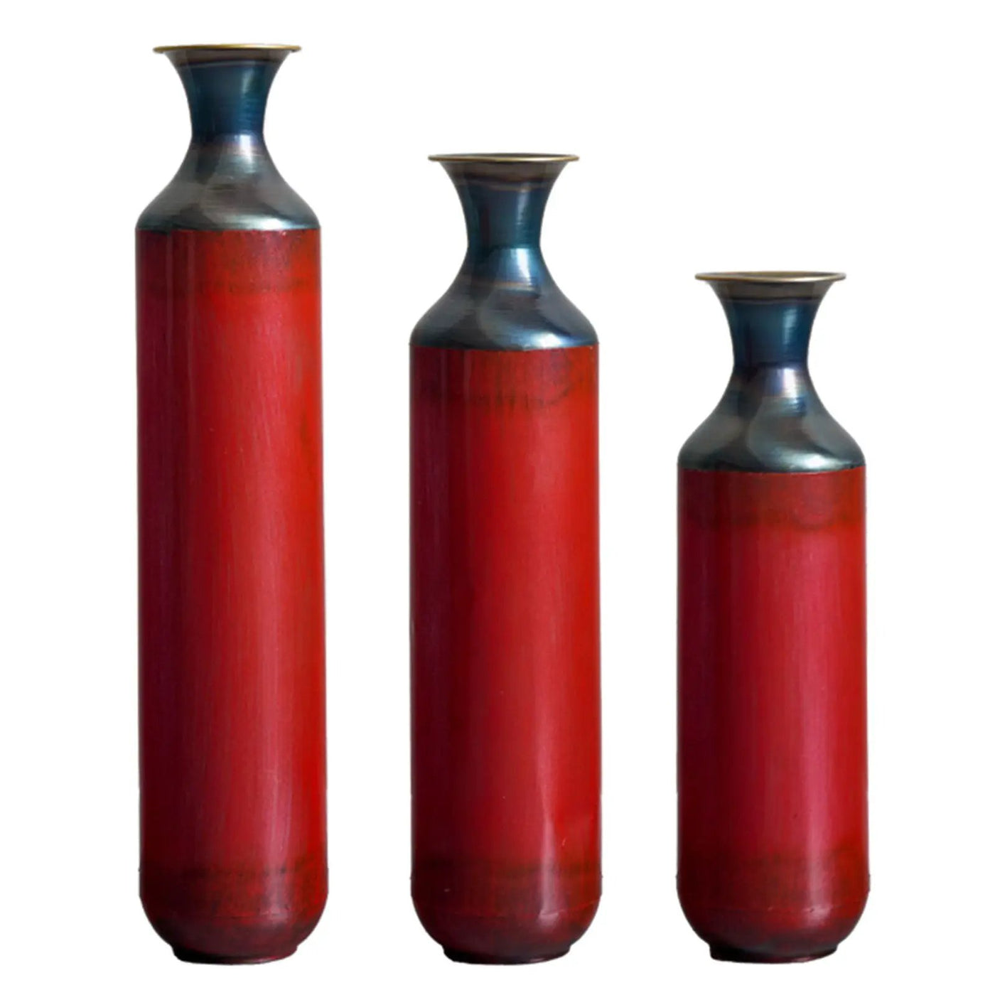 Modern Droplet Shaped Floor Vase Set, 3 Piece Home Decor by HouseOfZazla