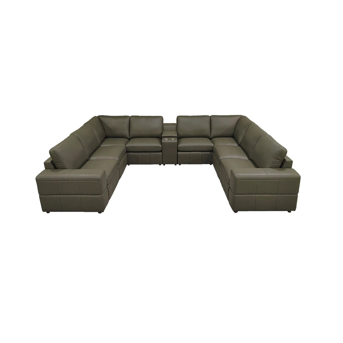 Upholstered Large Arms Sectional With Recliner Seats, photo 3 of 84