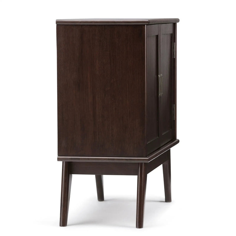 Draper - Low Storage Cabinet - Medium Auburn Brown by HouseOfZazla