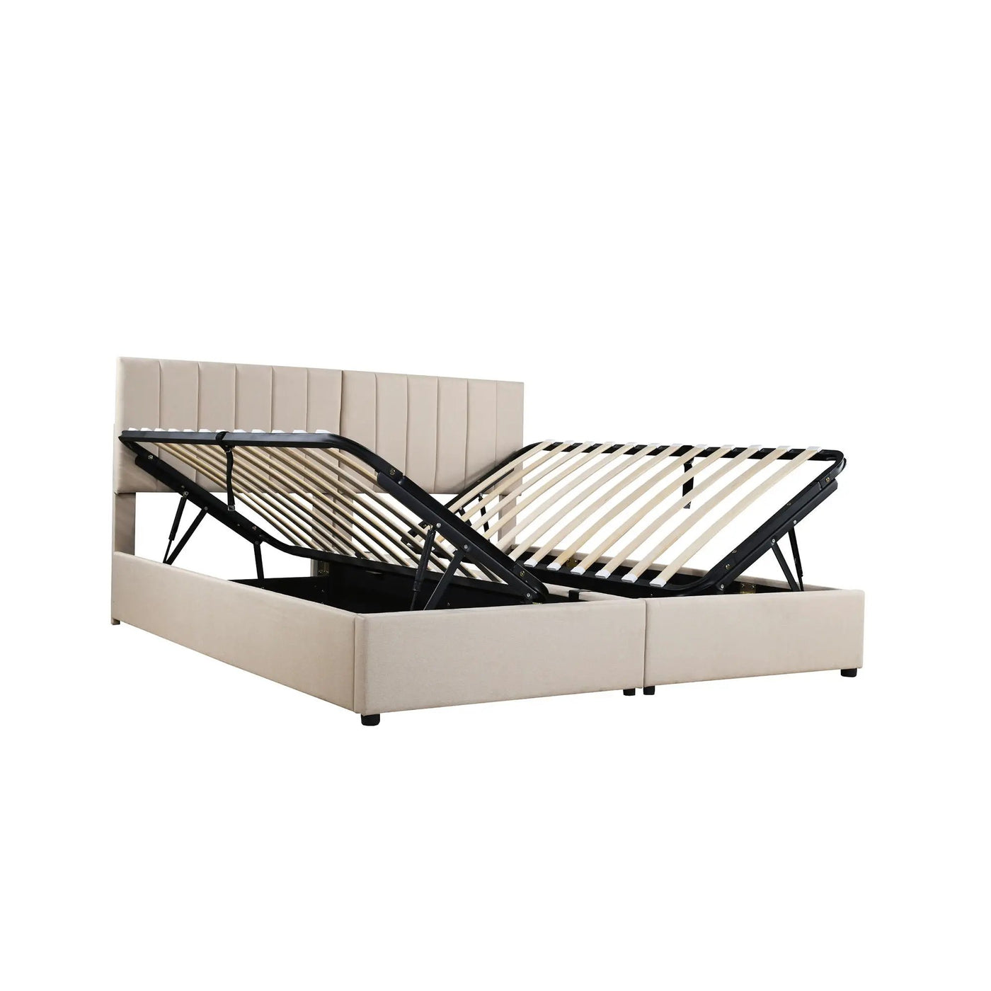 Upholstered Platform Bed With A Hydraulic Storage System by HouseOfZazla