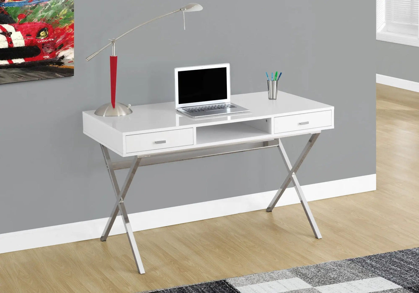 Computer Desk for Home Office with Storage Drawers by HouseOfZazla