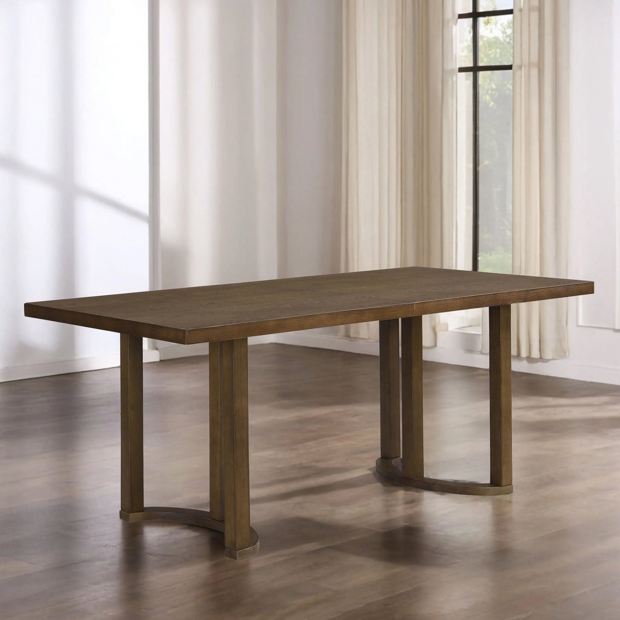 69 Inches Dining Table (Walnut) by HouseOfZazla