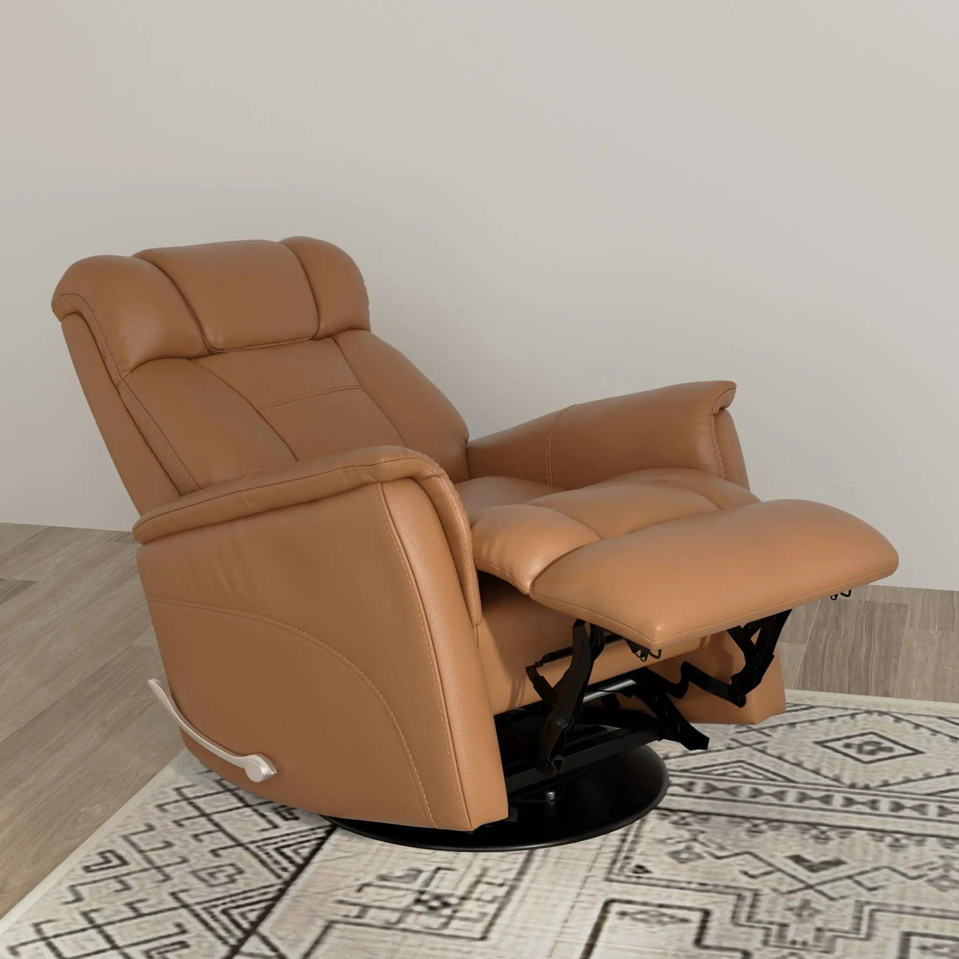 Bentley - Swivel Glider Recliner With Manual Adjustable Headrest & Footrest by HouseOfZazla