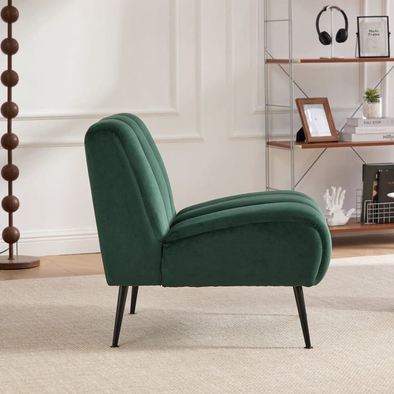 Upholstered Armless Chair For Living Room by Unique Piece Furniture