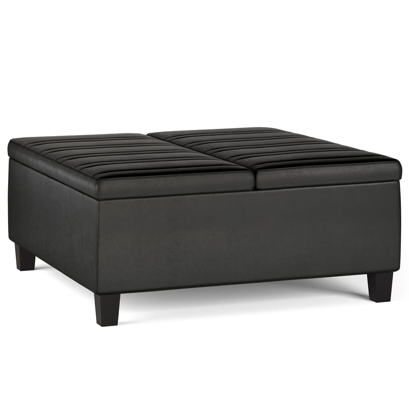 Ellis - Coffee Table Storage Ottoman Contemporary Design by HouseOfZazla