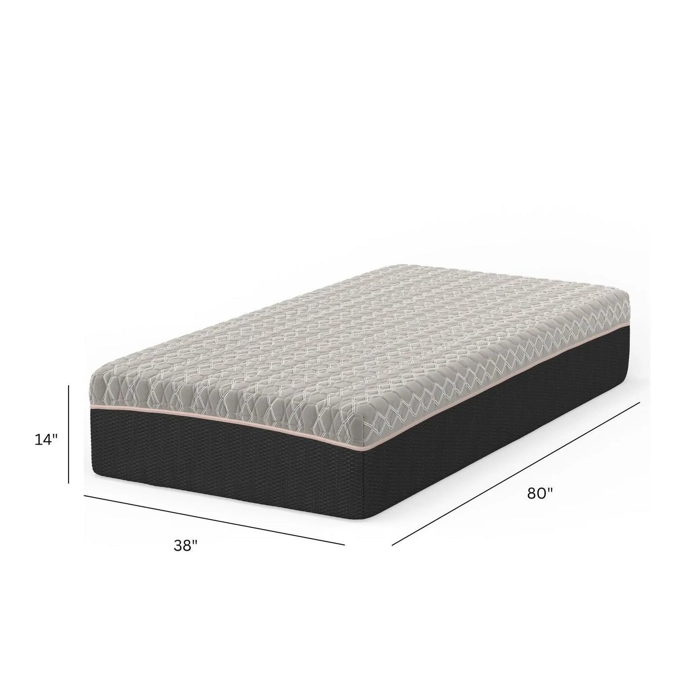 Copper Lux Hybrid - 14" Mattress With Copper Infused Contouring Memory Comfort Layer And Supportive Coil System by HouseOfZazla