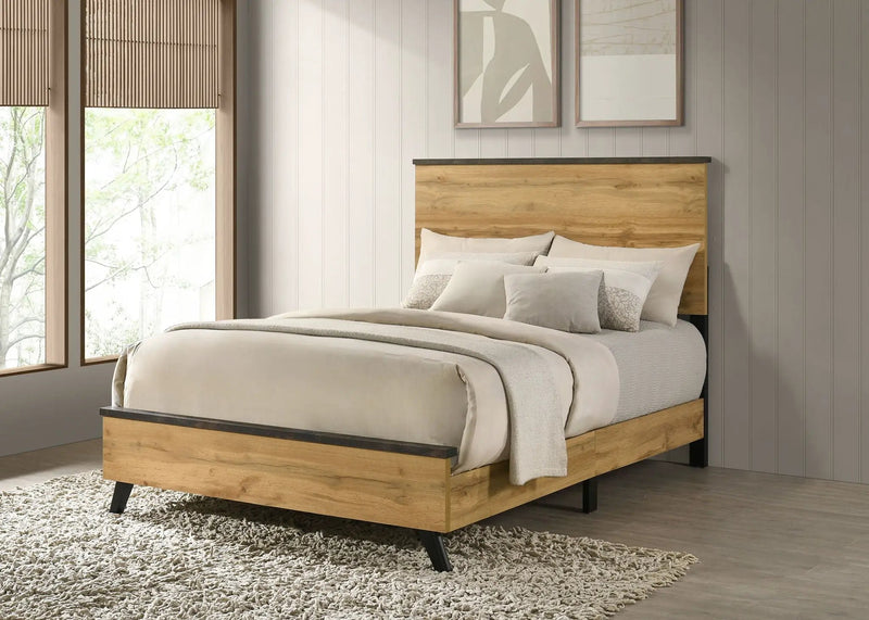 Kaywood 52-inch Full Panel Bed Natural Pine by Unique Piece Furniture