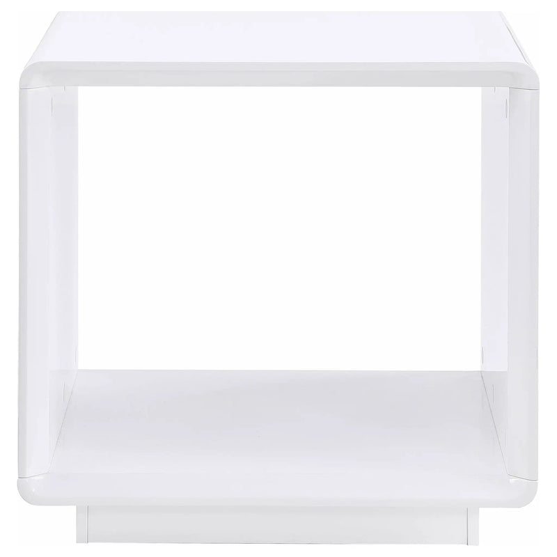 Fletcher - 2 Piece Coffee And End Table Set - Gloss White