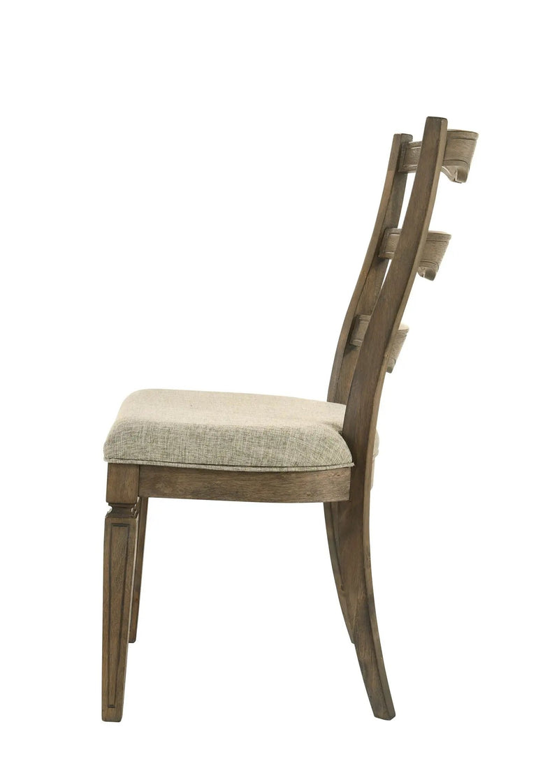 Parfield - Weathered Side Chair (Set of 2) - Light Brown / Oak by HouseOfZazla