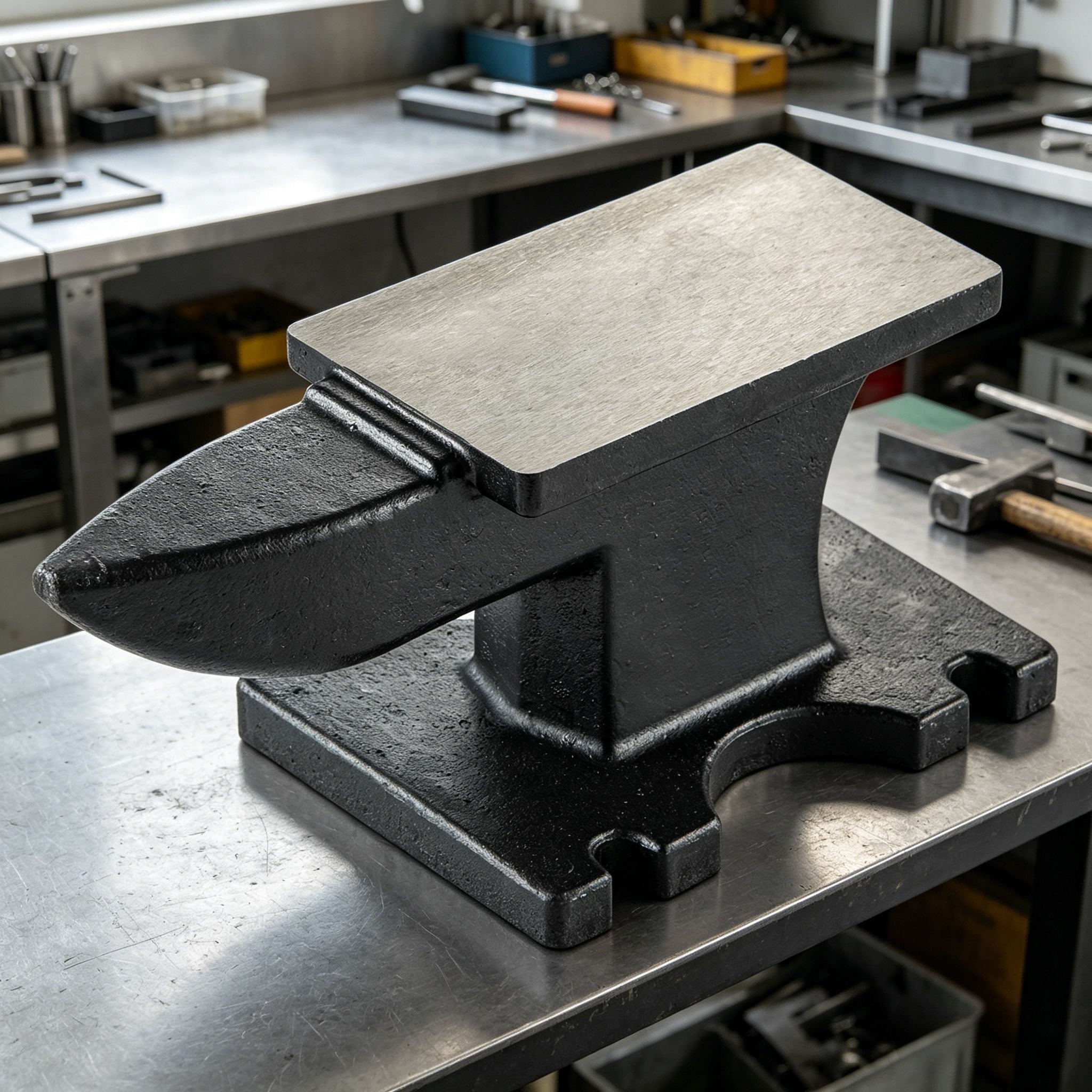22 Lbs Single Horn Anvil - Black by HouseOfZazla