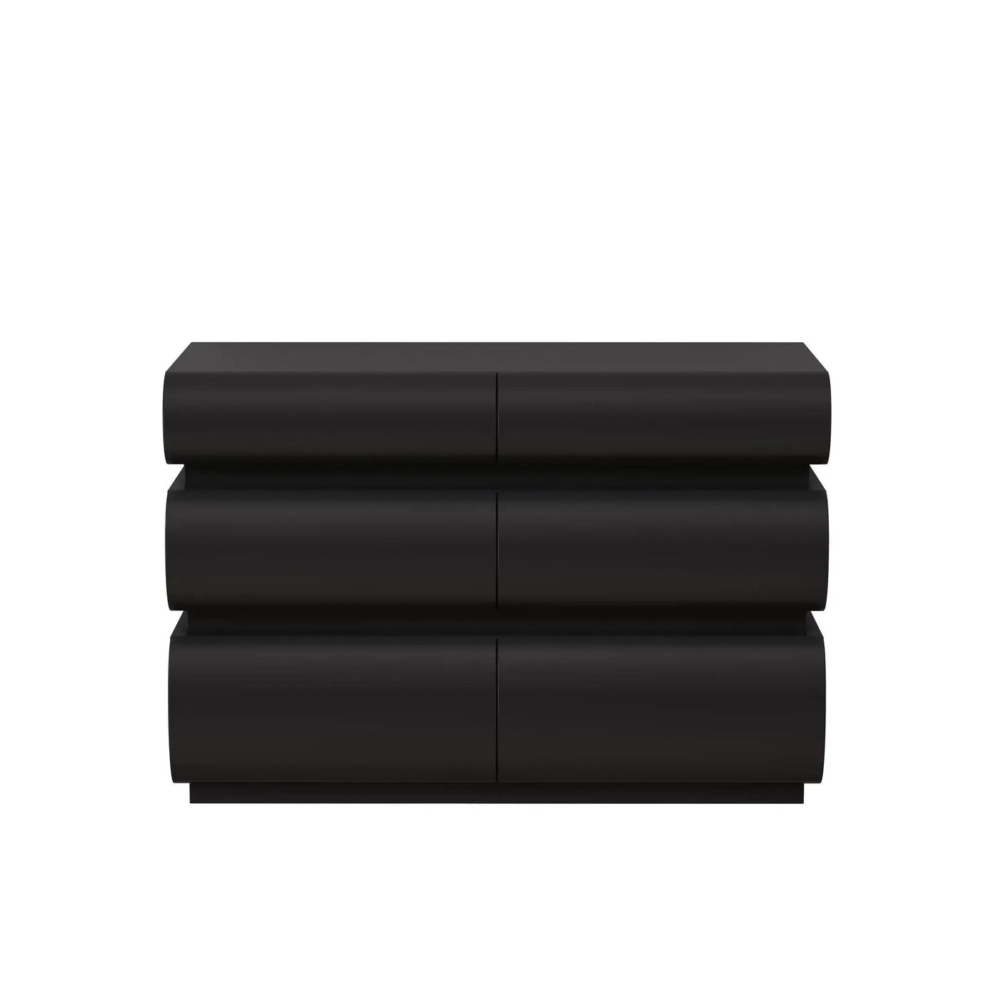 Minimalist Modern 6 Drawer Dresser, Handle Free Design With Wide Storage by Unique Piece Furniture