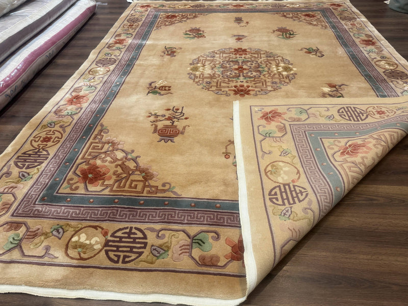 Chinese Wool Rug 8x12, Chinese 90 Line Rug by Jewel Rugs