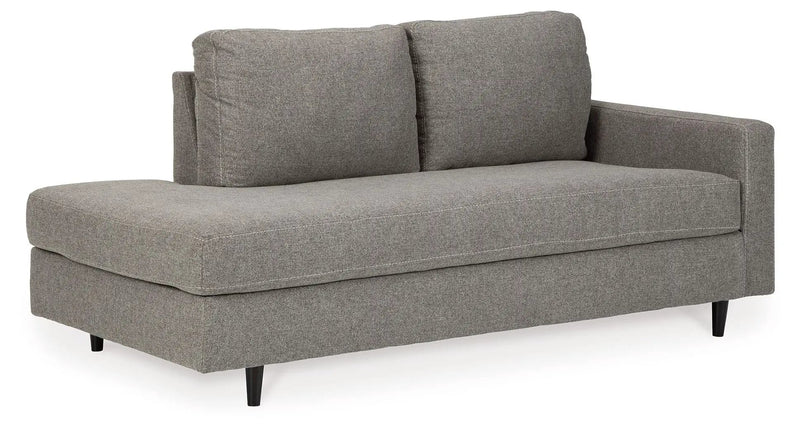 Lyman - RAF Corner Chaise - Graphite by Unique Piece Furniture