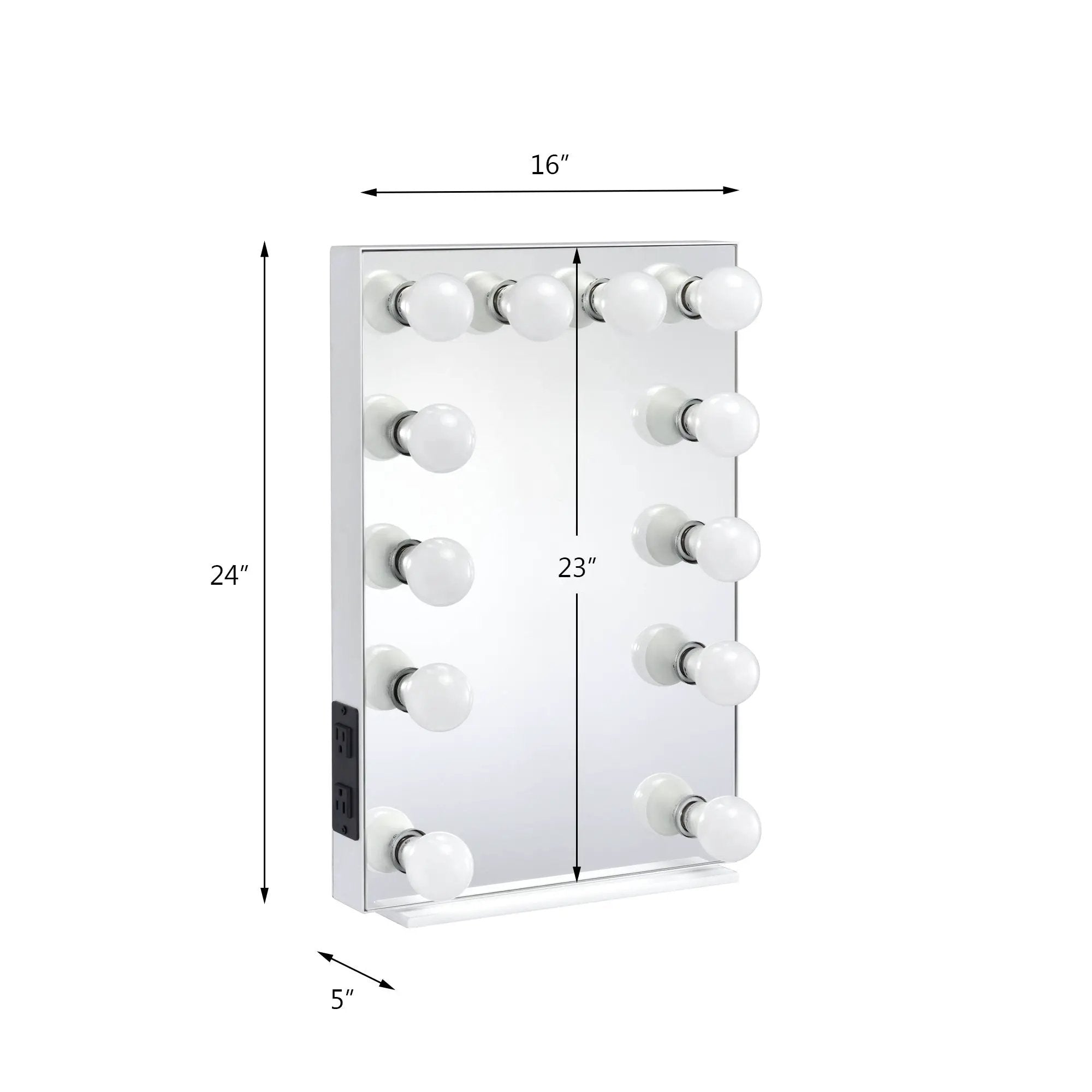 Asa Contemporary Hollywood Vanity Mirror by HouseOfZazla