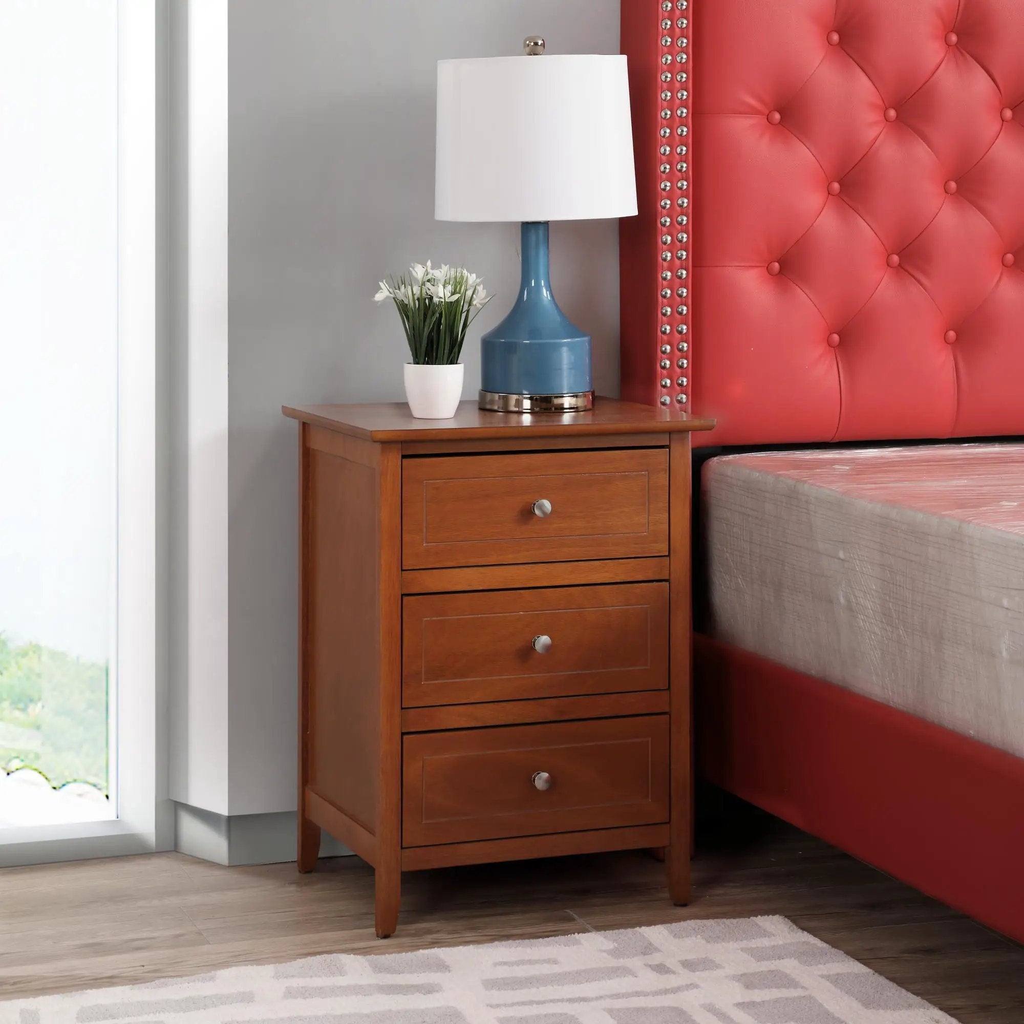 Daniel - 3 Drawer Nightstand by Unique Piece Furniture
