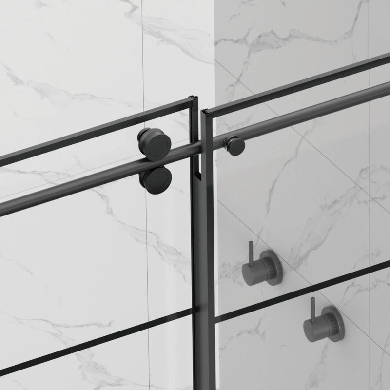 Matte Shower Doors - 56-60" W x 72" H by HouseOfZazla