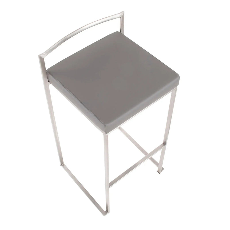 Fuji - Contemporary And Elegant Design Stackable Barstool by Unique Piece Furniture