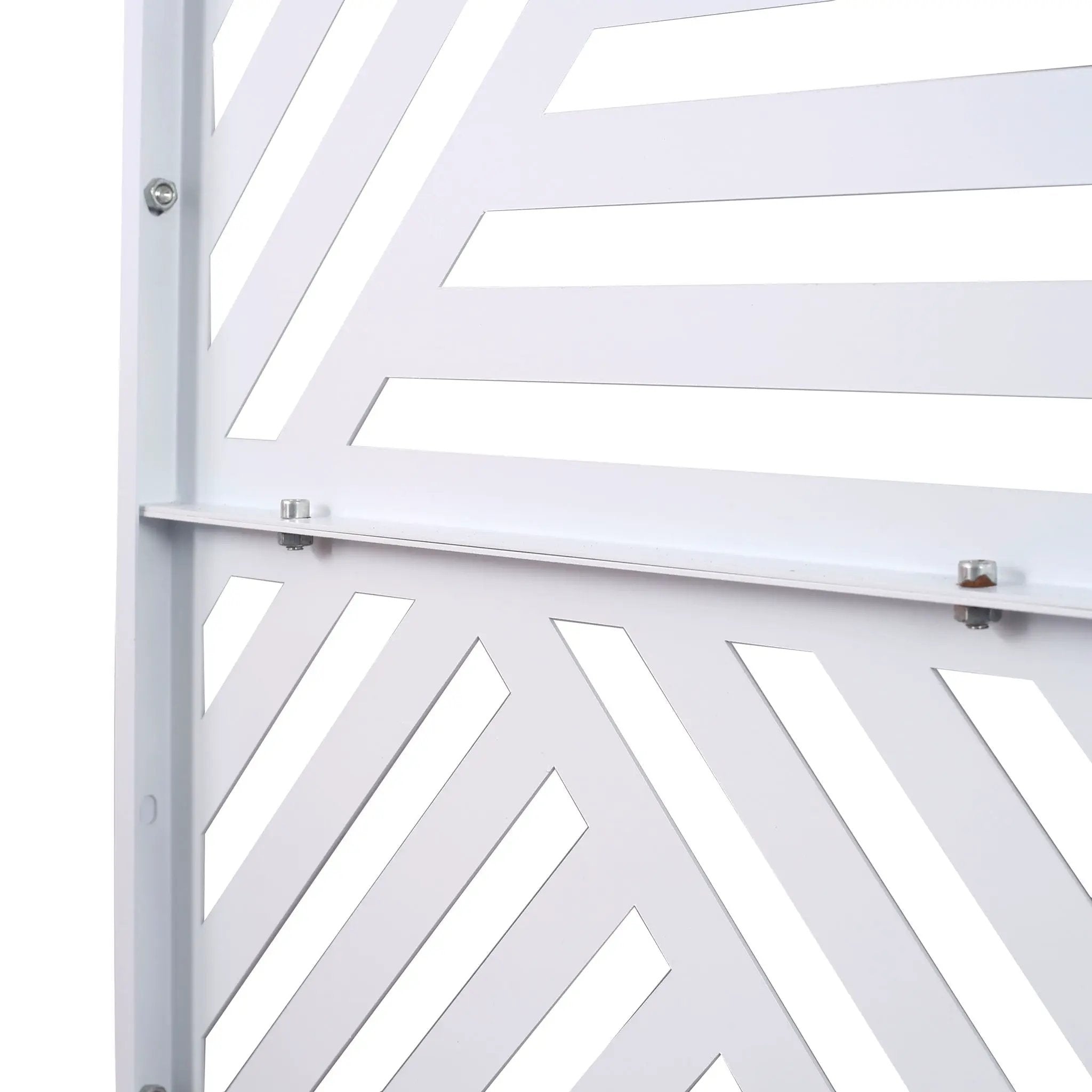 Freestanding Outdoor & Indoor Freestanding Metal Privacy Screen by HouseOfZazla