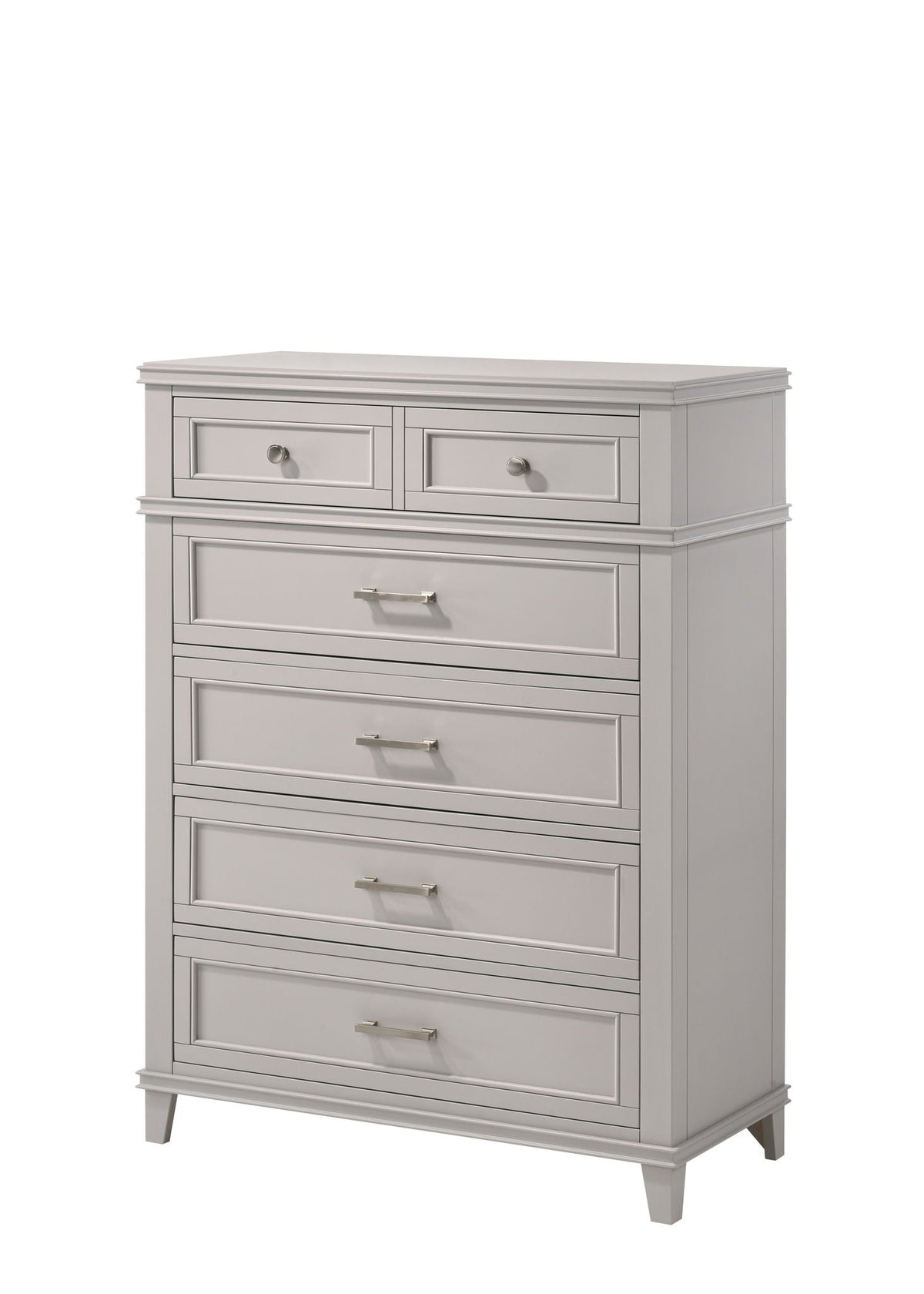 5 Drawer Chest with Ample Storage - White or Gray, photo 2 of 10
