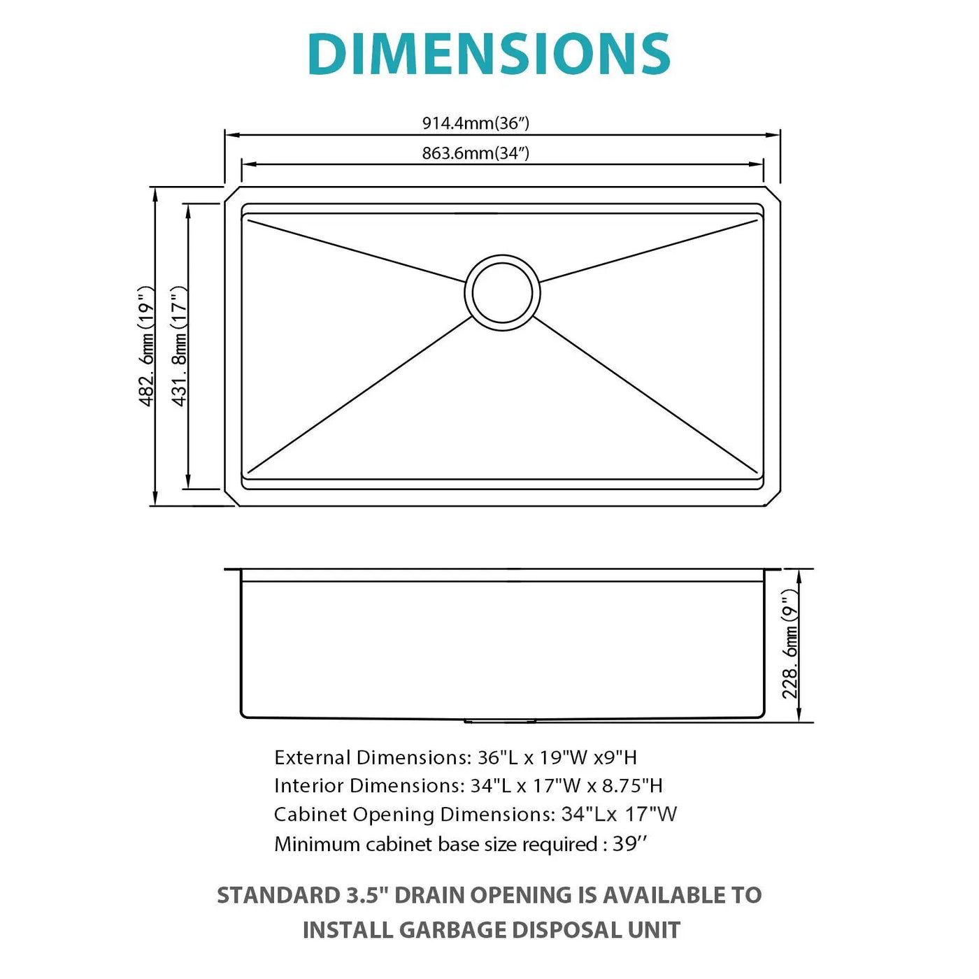 Stainless Steel Undermount Kitchen Sink With Workstation by HouseOfZazla