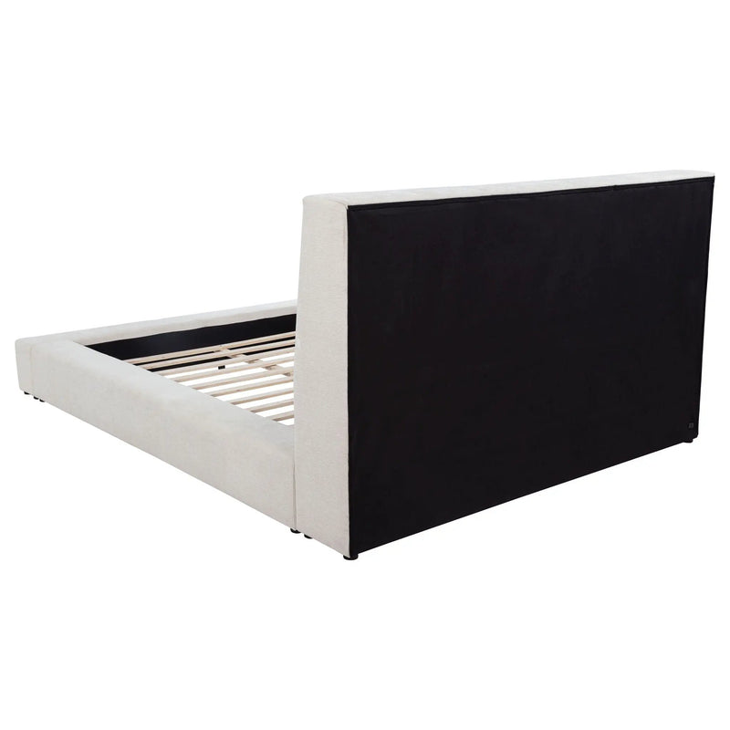 Dreux Upholstered California King Panel Platform Bed Cream by Unique Piece Furniture