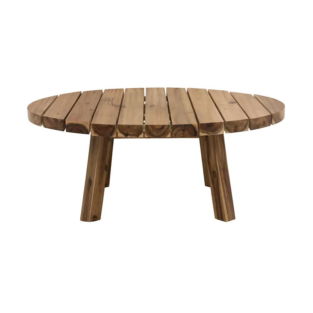Round Table, Durable Solid Wood by HouseOfZazla