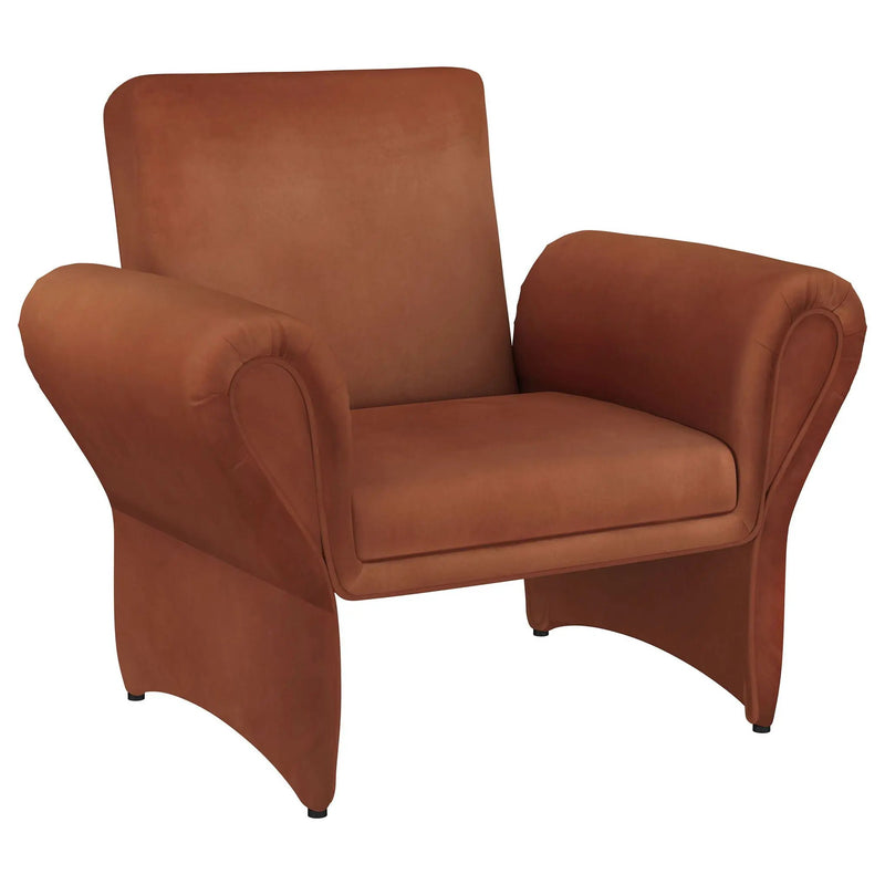 Whitney - Accent Armchair - Rusty Orange by HouseOfZazla