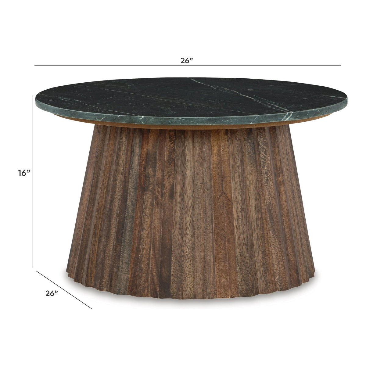 Ceilby - Accent Cocktail Table - Black / Brown, photo 3 of 5