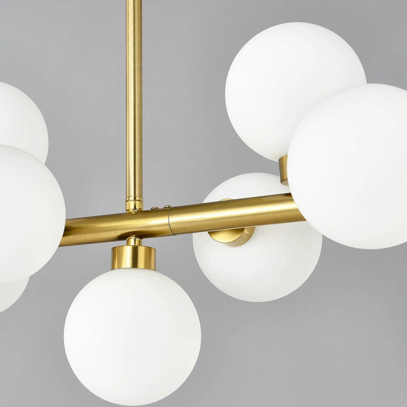 75.6'' Large Pendant Lamp with Opal Glass Shade by HouseOfZazla
